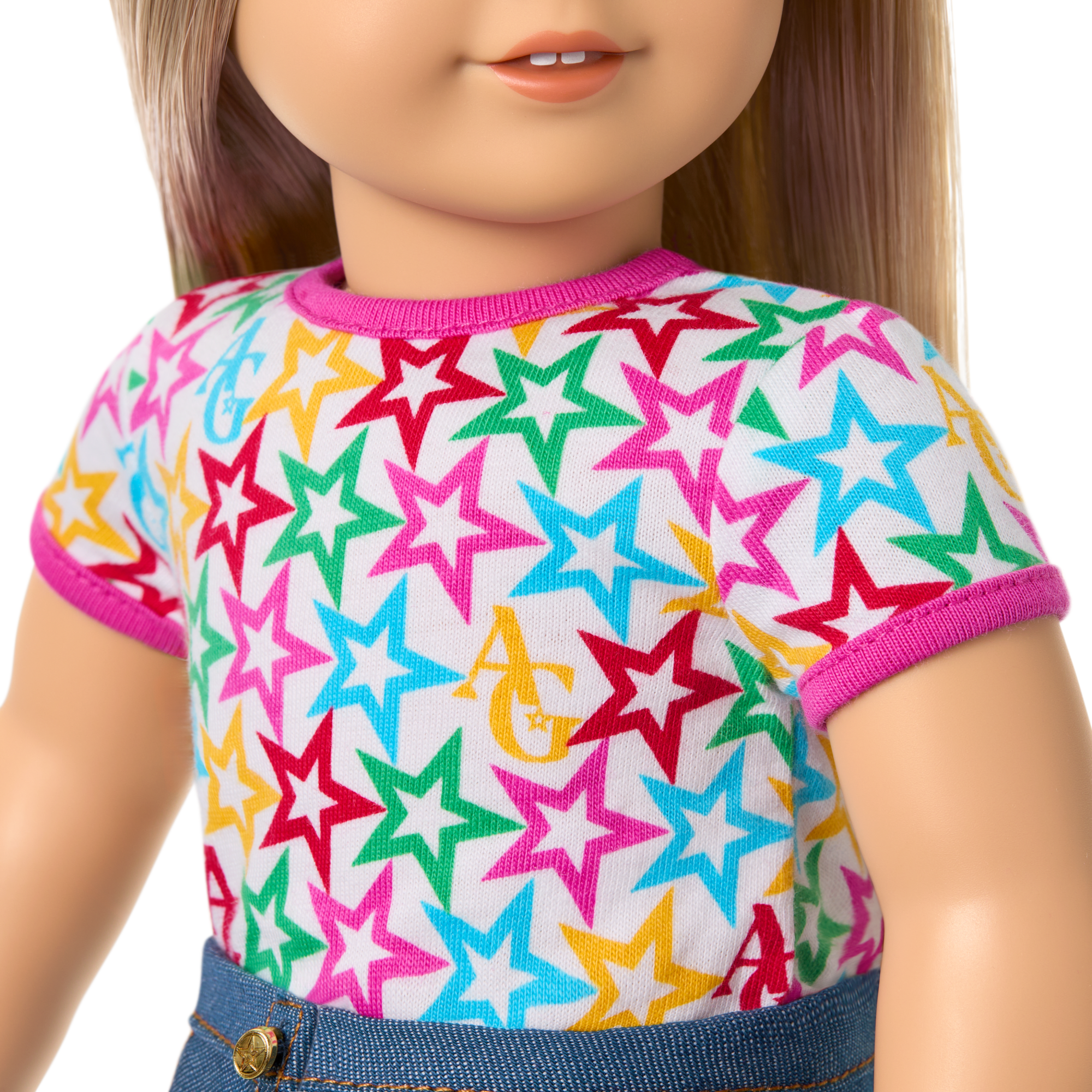 Truly Me 18-Inch Doll #100 With Straight Layered Blonde Hair - Image 6