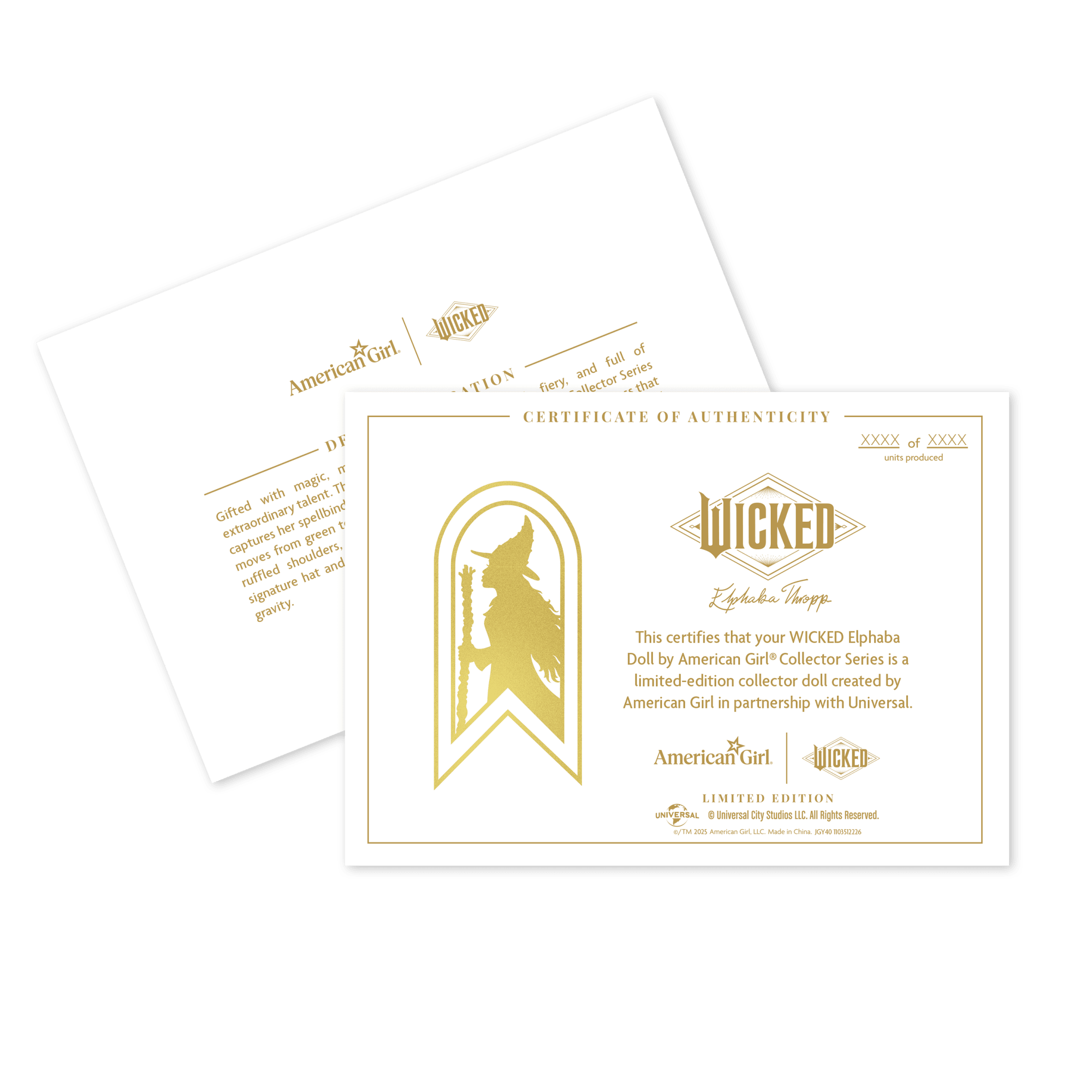 Wicked Elphaba Doll By American Girl Collector Series - Image 13