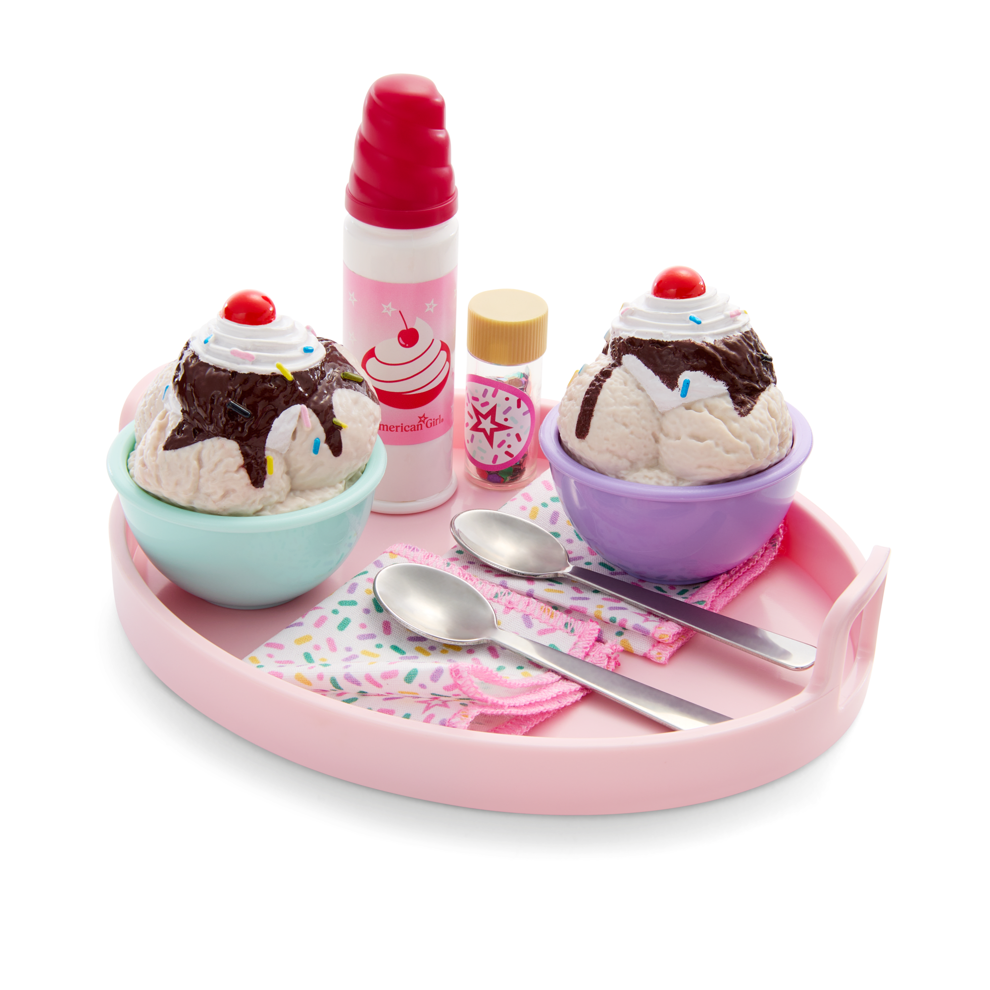 Sundaes For Two Set For 18-Inch Dolls