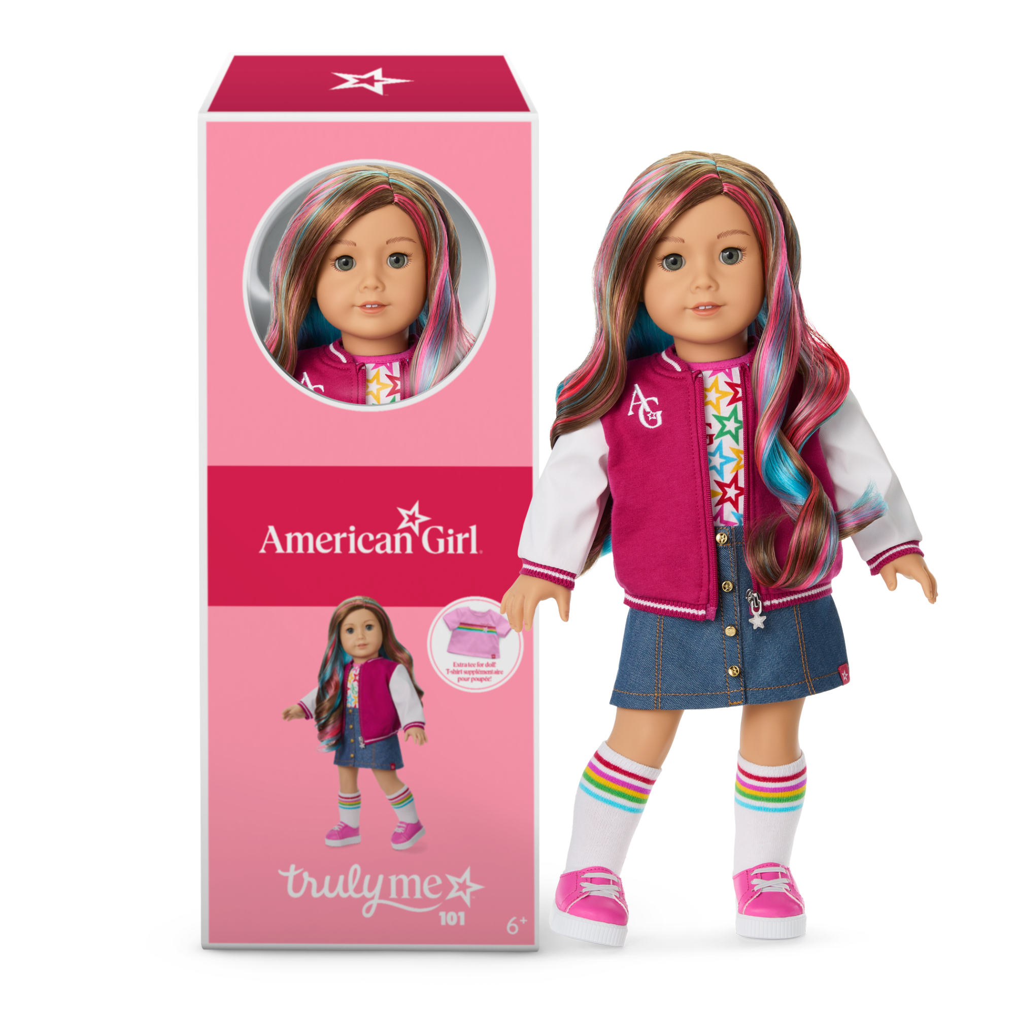 Truly Me 18-Inch Doll #101, Puppy, Mini Backpack & Accessories Ag Star Squad Bundle - Image 33
