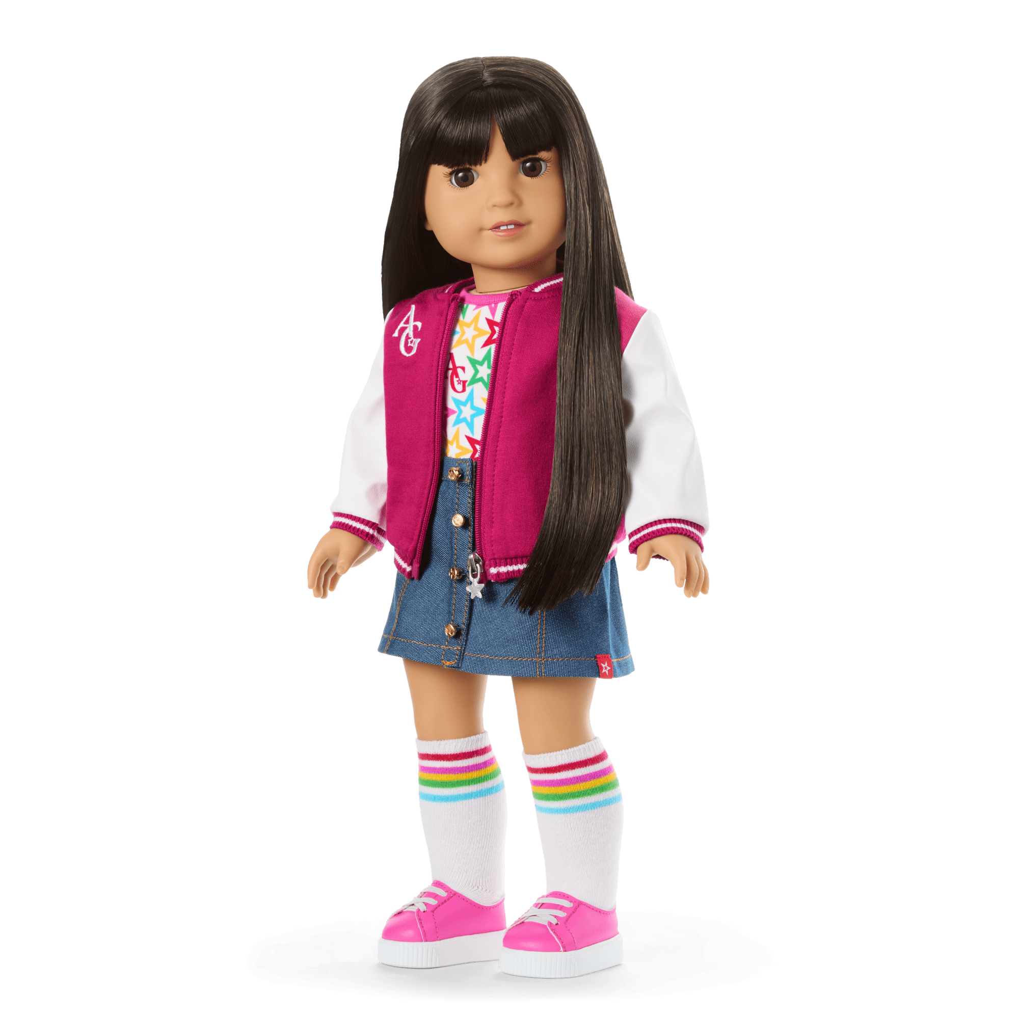 Truly Me 18-Inch Doll #130, Puppy, Mini Backpack & Accessories Ag Star Squad Bundle - Image 2