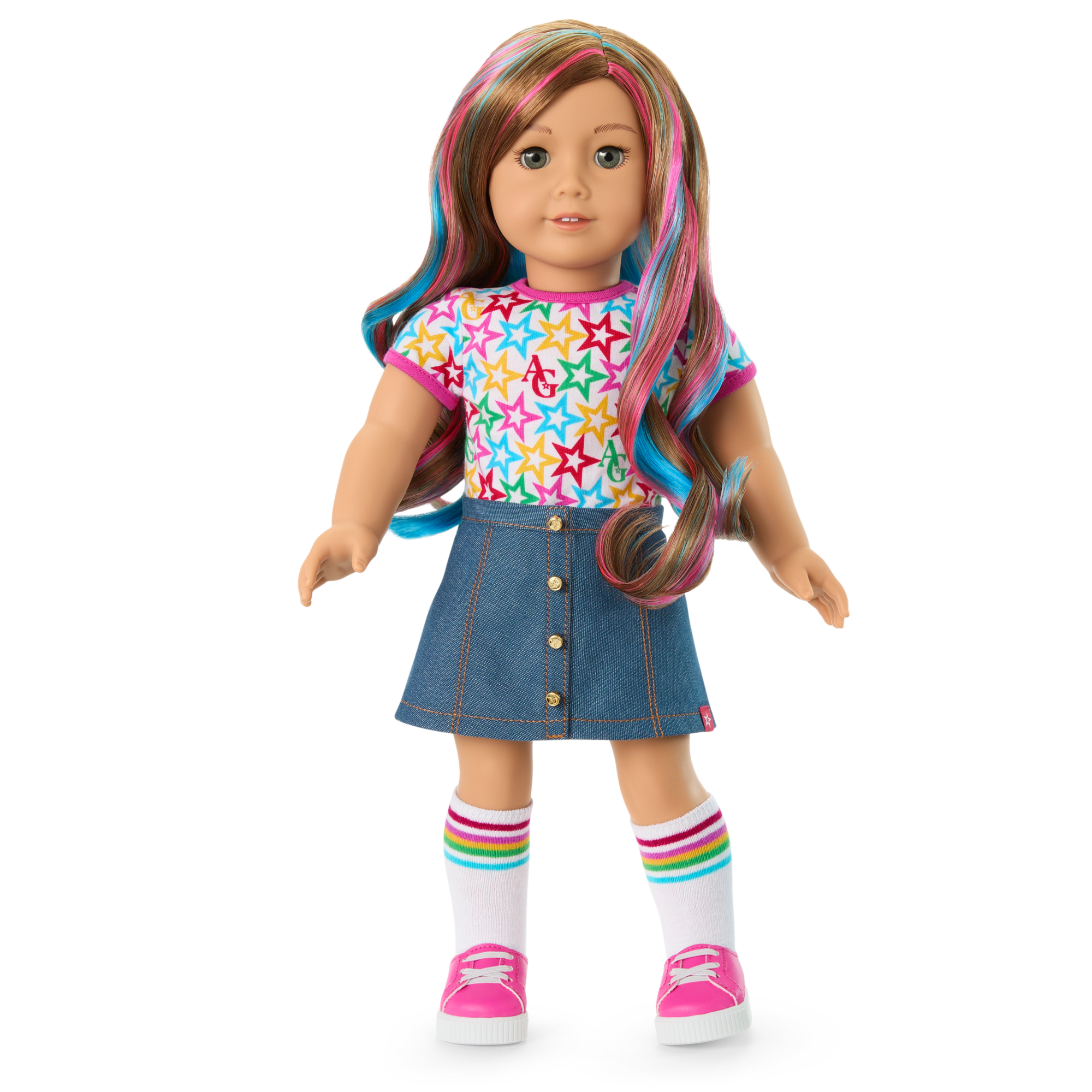 Truly Me 18-Inch Doll #101, Puppy, Mini Backpack & Accessories Ag Star Squad Bundle - Image 9