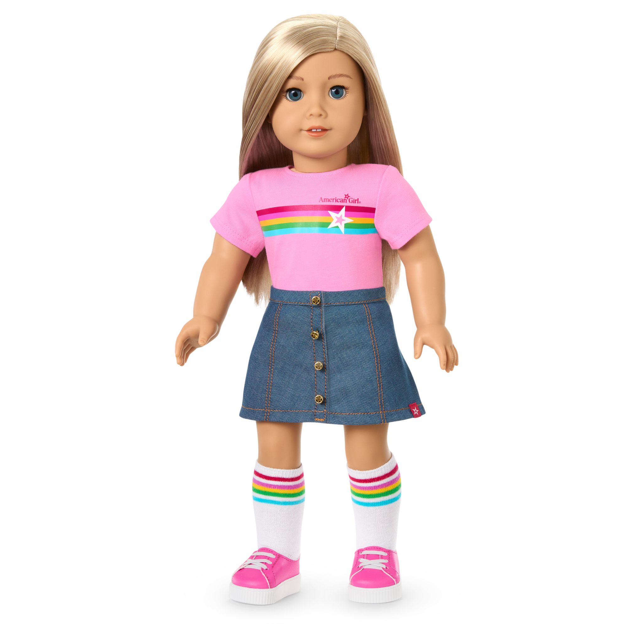 Truly Me 18-Inch Doll #100 With Straight Layered Blonde Hair - Image 11