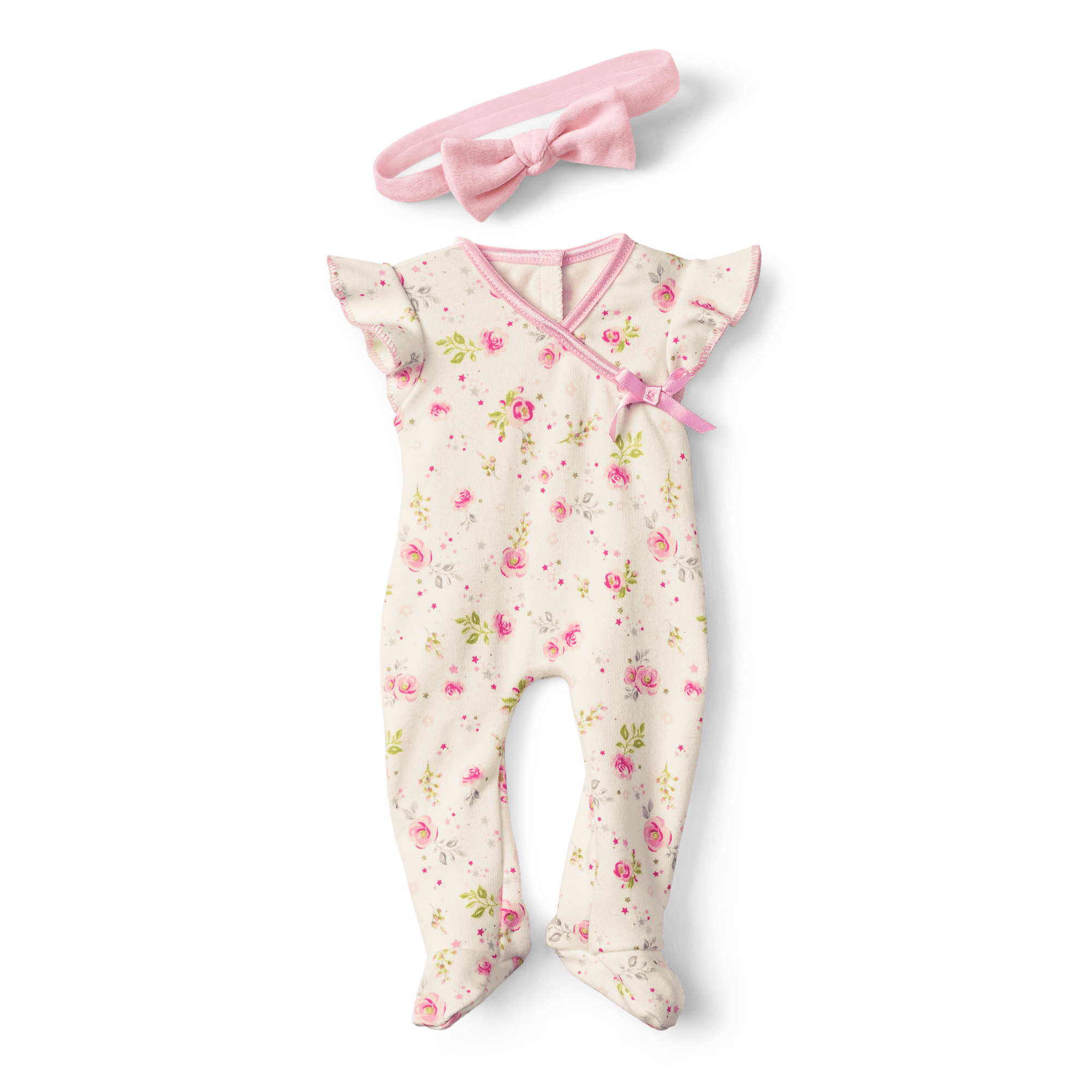 Beautiful Blooms Pajamas For Bitty Baby Dolls