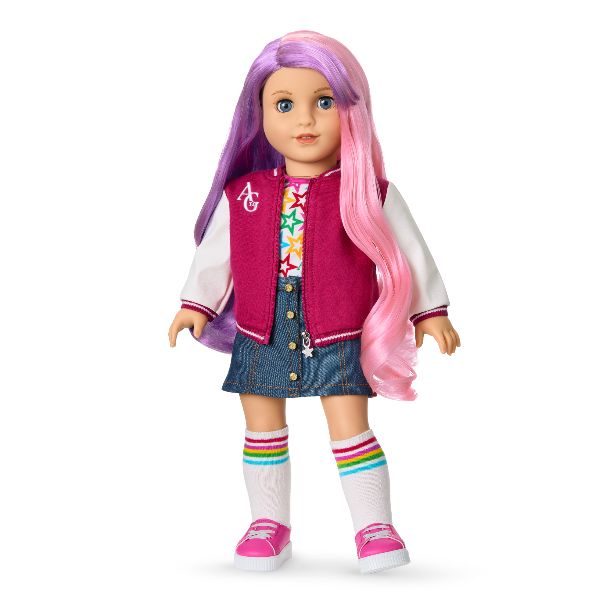 Truly Me 18-Inch Doll #116, Puppy, Mini Backpack & Accessories Ag Star Squad Bundle - Image 2