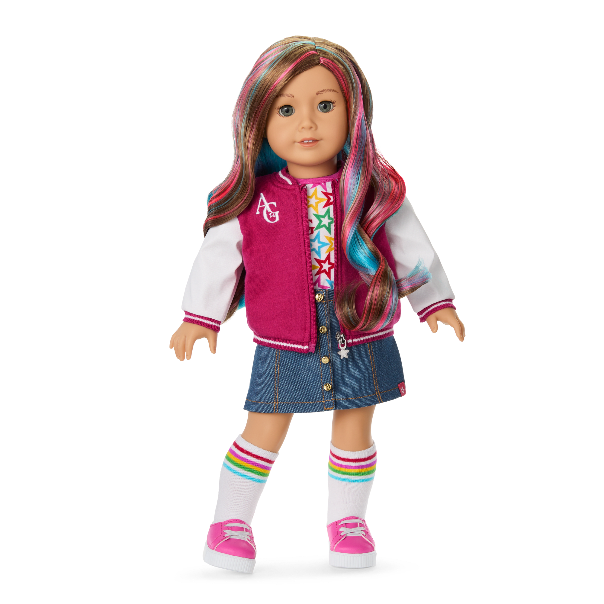 Truly Me 18-Inch Doll #101, Puppy, Mini Backpack & Accessories Ag Star Squad Bundle - Image 2