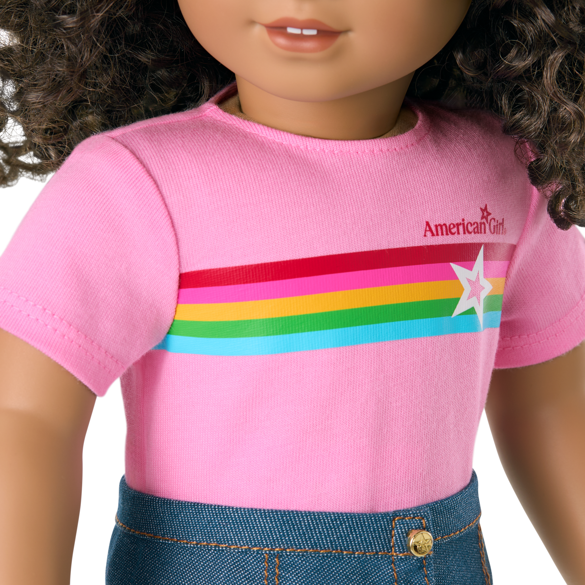 Truly Me 18-Inch Doll #132 With Curly Dark-Brown Hair - Image 10