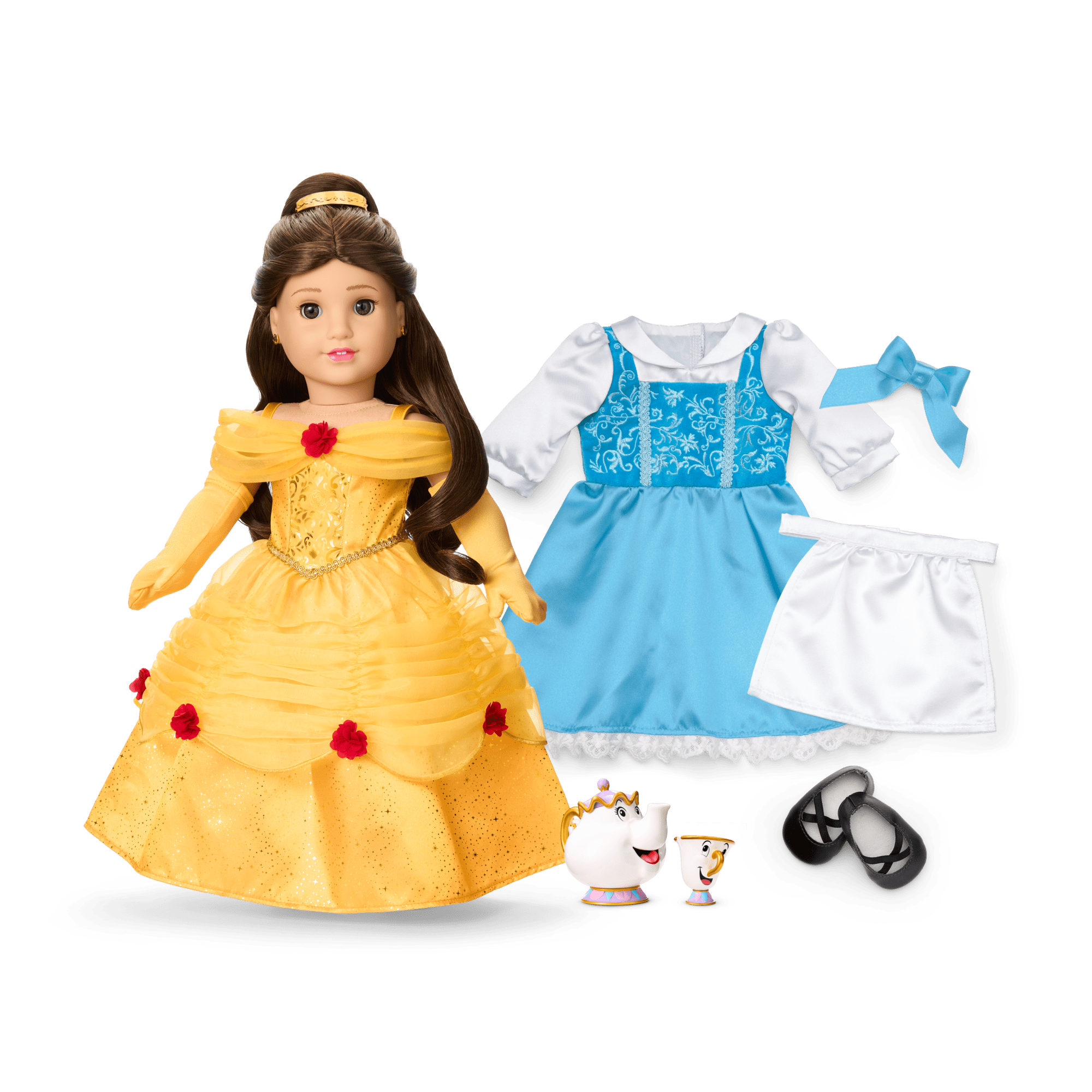 American Girl Disney Princess Belle Doll Story Bundle