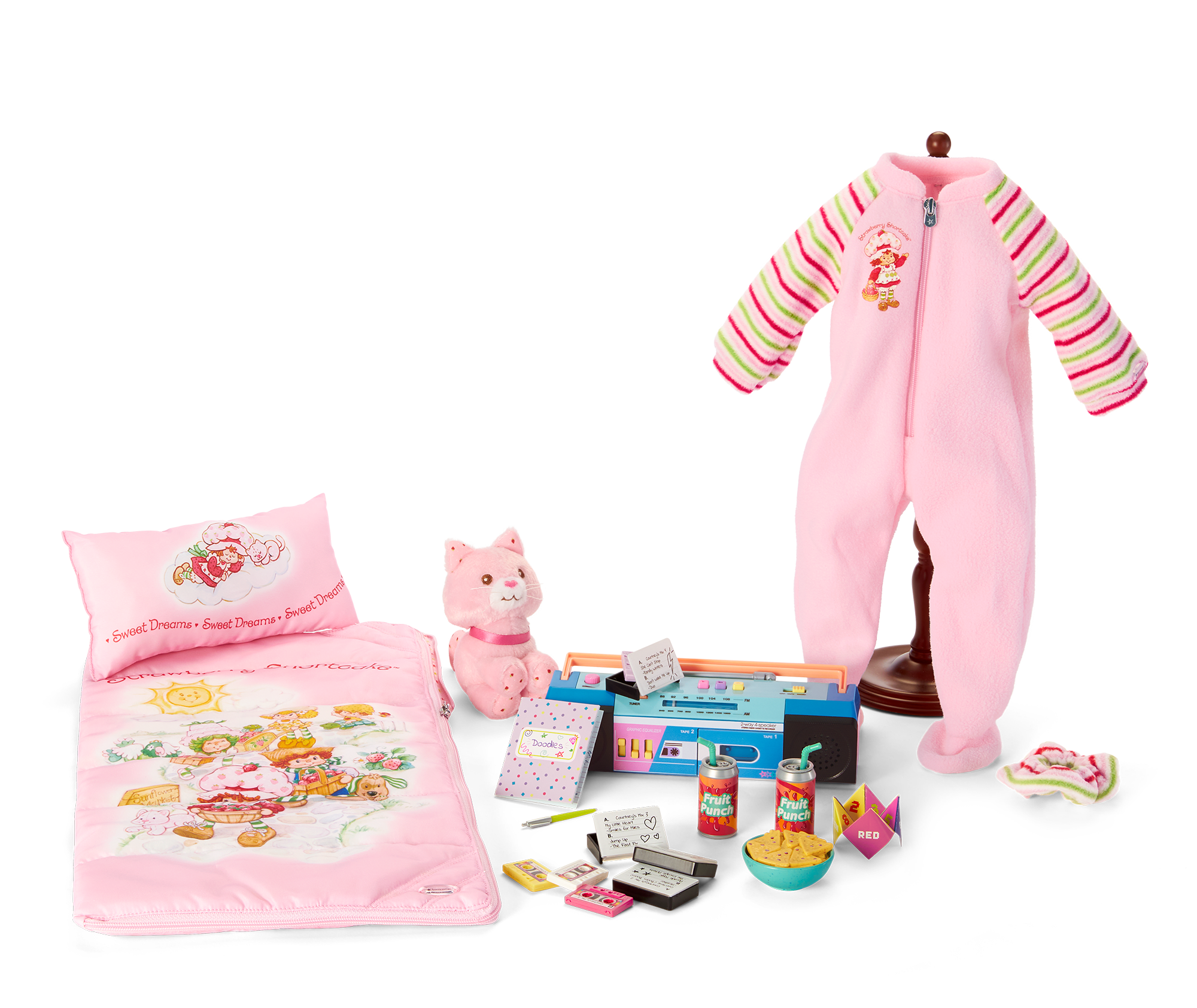 Courtney's Strawberry Shortcake Sleepover Bundle (Historical Characters)