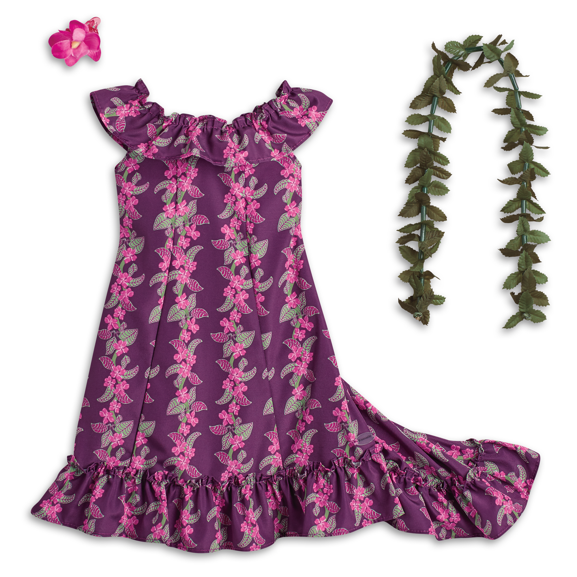 Nanea's Holoku Dress For 18-Inch Dolls (Historical Characters)