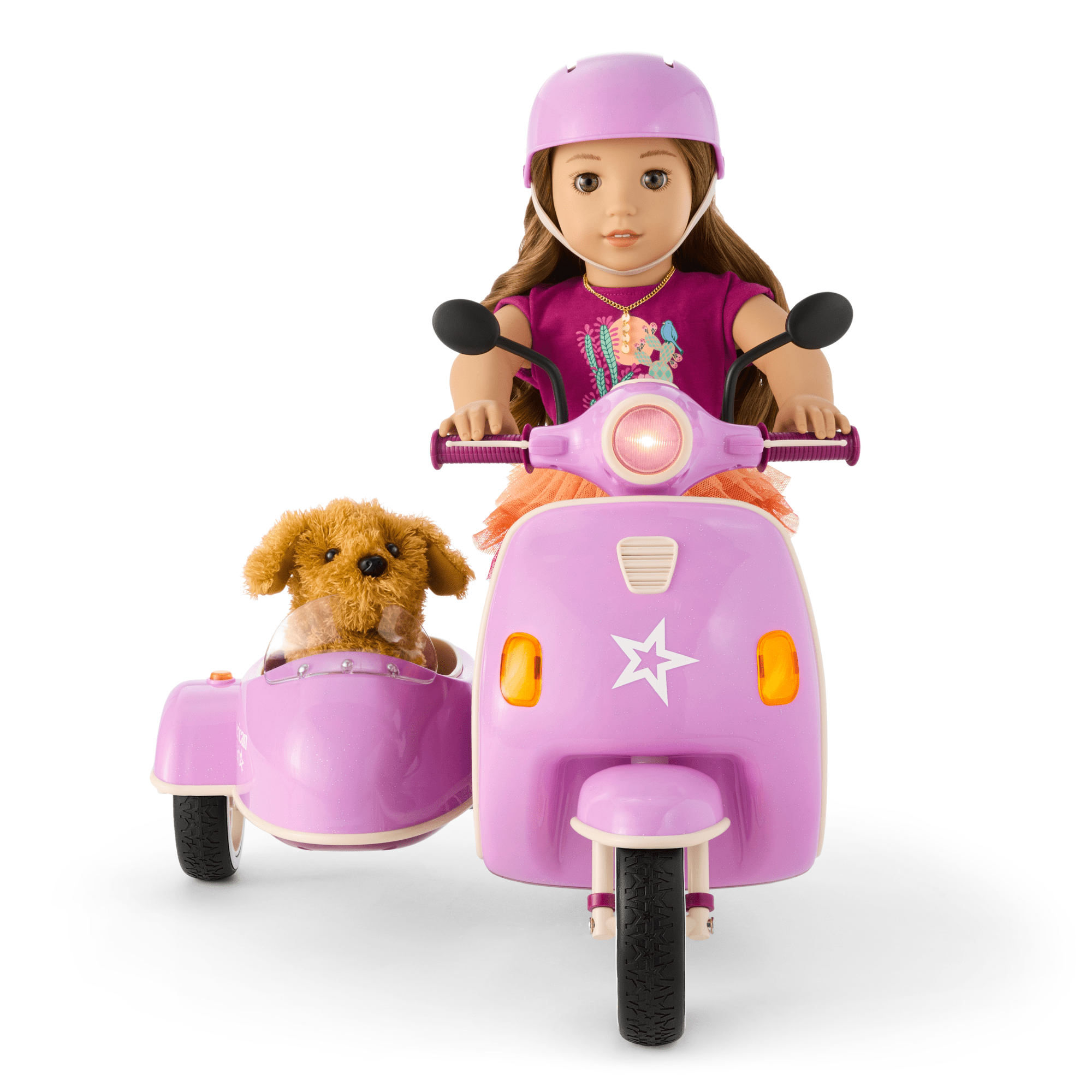 Hit The Road Scooter & Sidecar For 18-Inch Dolls - Image 13