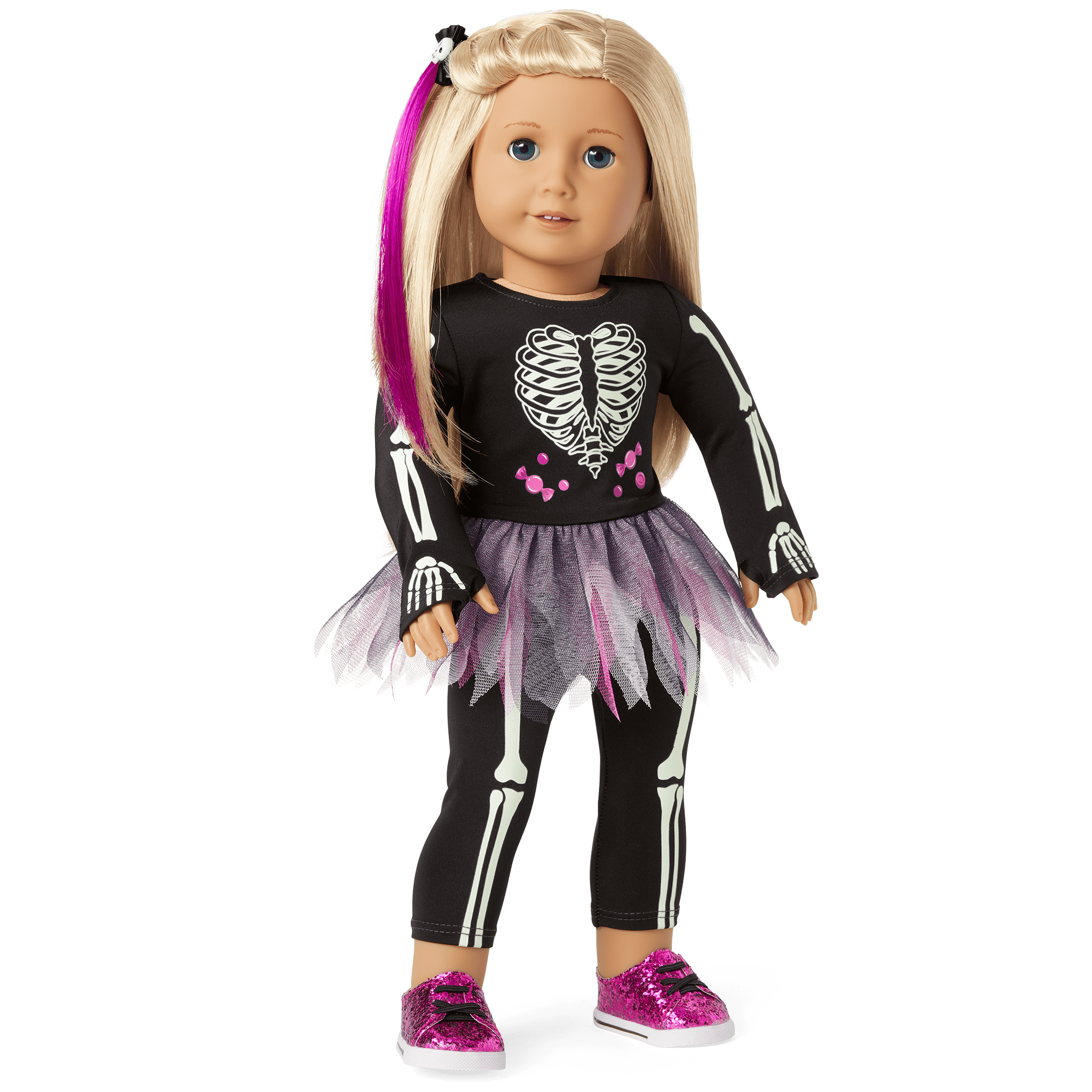 You Glow, Girl! Skeleton Costume For 18-Inch Dolls - Image 2