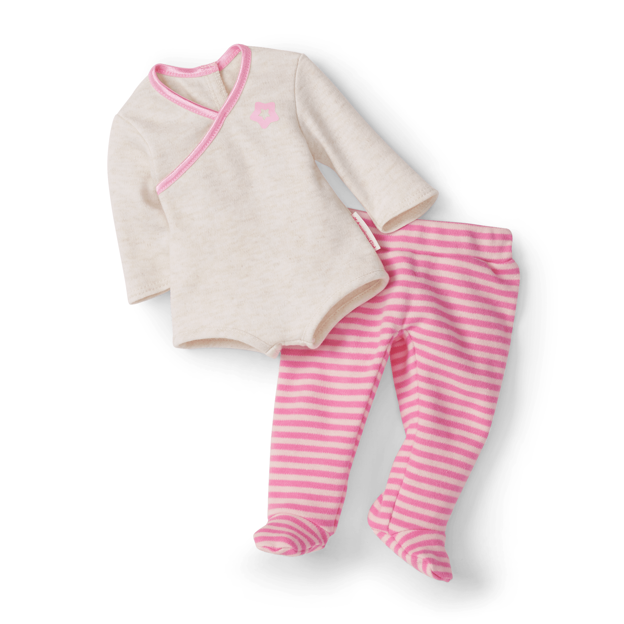 Bitty Baby Doll #5 With Dark Brown Hair In Pretty Pink - Image 2