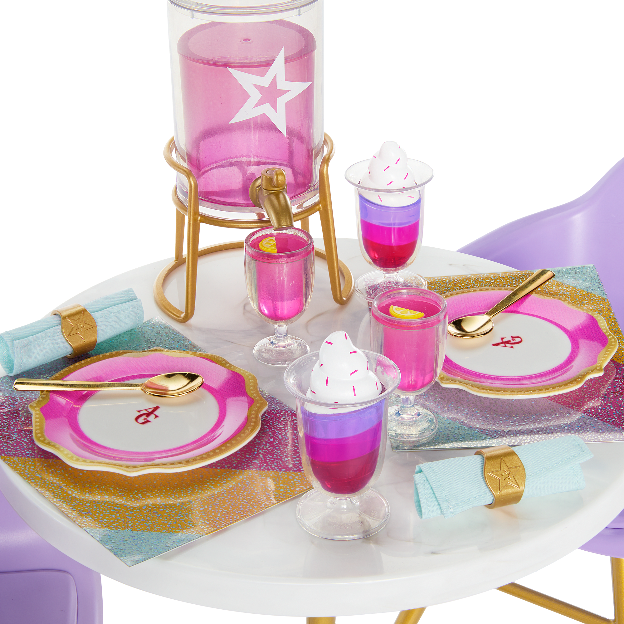 Kitchen Table For Two Set For 18-Inch Dolls - Image 5