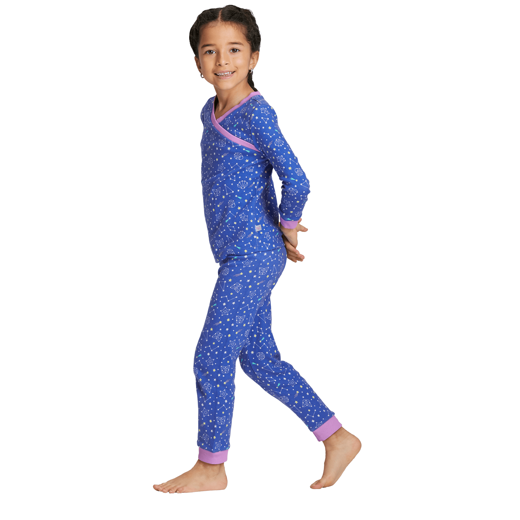 Starry Sky Pajamas For Girls